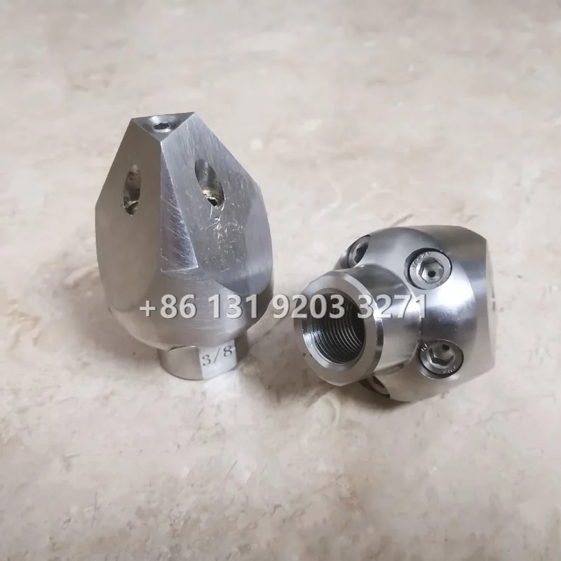 High pressure cleaning nozzle to dredge the sewer stainless steel nozzle