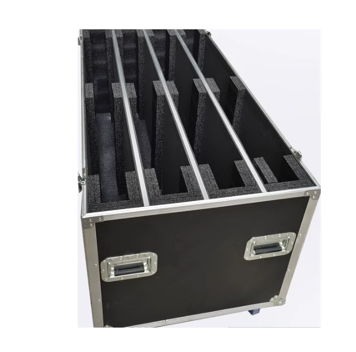 Черный Алюминиевый Чехол для LCD TV transit Case