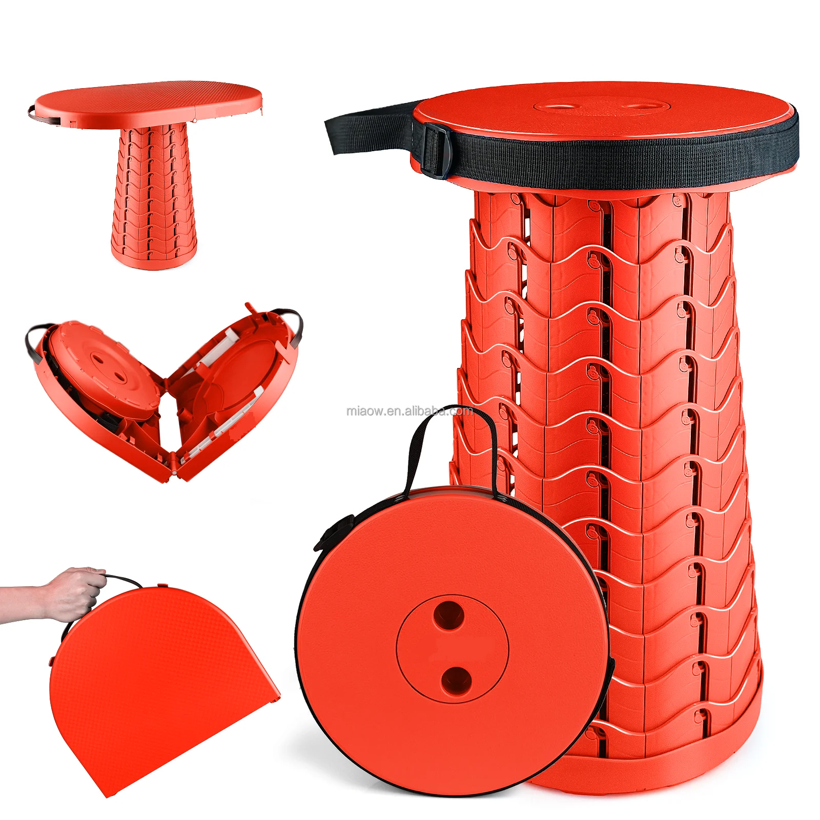 2023 Latest  Retractable camping tables foldable telescopic portable plastic camping fishing garden table