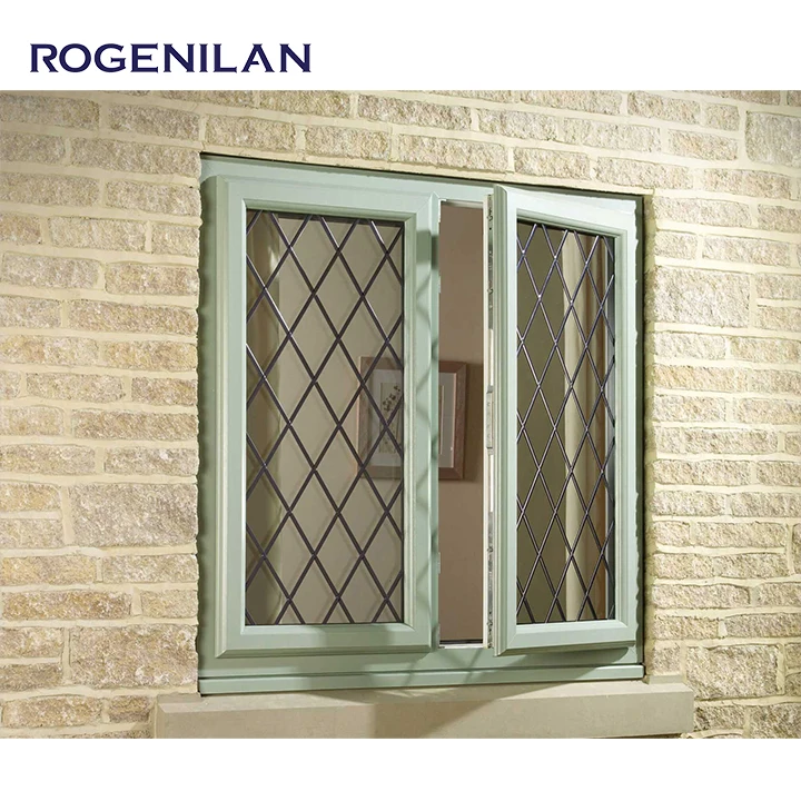Rogenilan Premium Quality Impact Resistant UPVC Impact Resistant Glazed Windows Home Security Hurricane Resistant