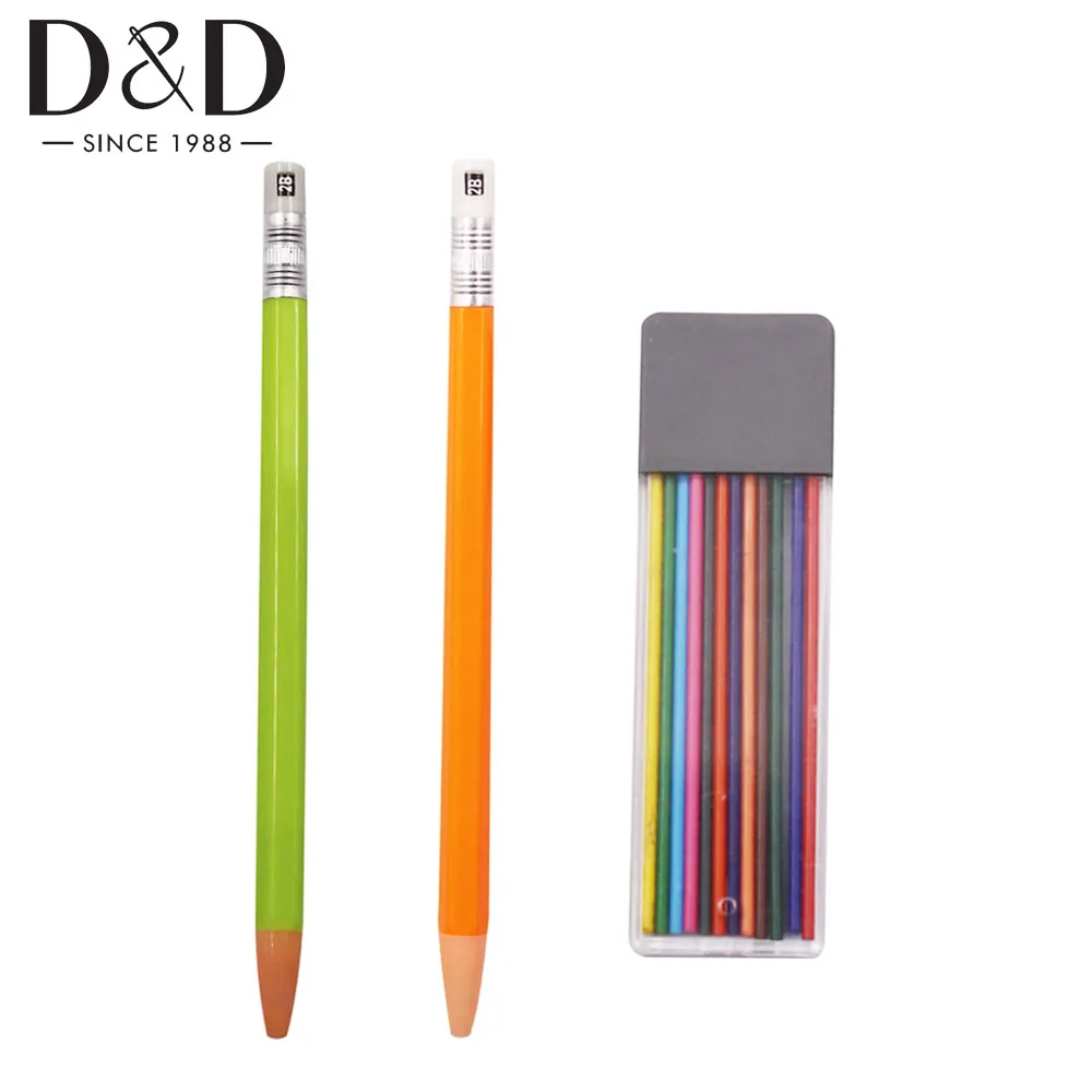 Sewing Marker Pencil Tailor Chalk with 12pcs Fabric Marker Refills for Needlework Dressmaker Marking Pen Sewing Accessories