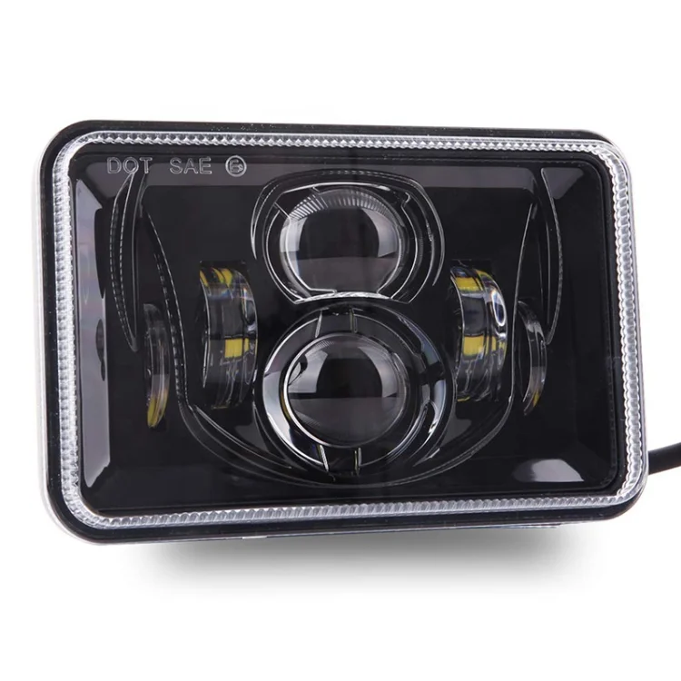 ACTEAM head off road lights 4X6 inch square auto light led rectangle sealed headlight 4x6 truck lamp