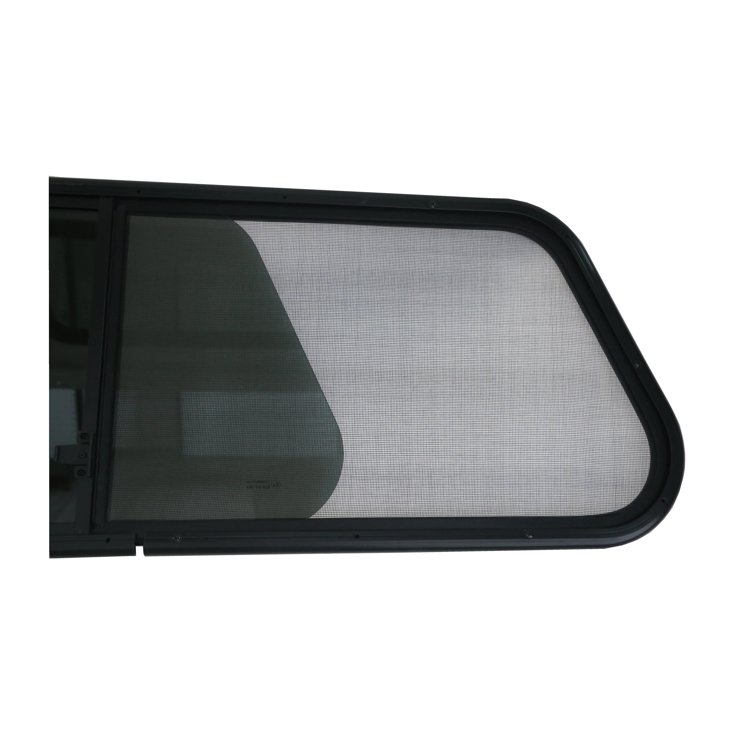 Pickup Truck aluminum alloy 3mm tempered glass Side sliding window with one side screen window