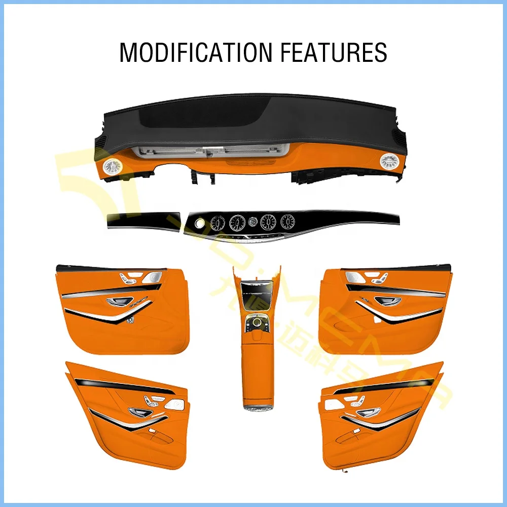 Customized Auto Accessories With W222 Screen For S Class W221 Interior Upgrade With Best Service