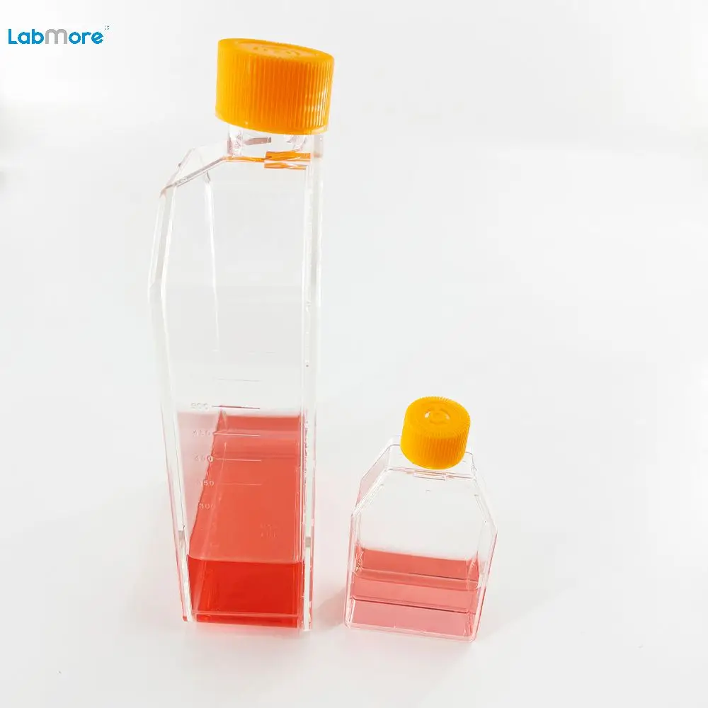 25Cm2 Non Treated  Plastic Cell Culture Flask with Seal Plug
