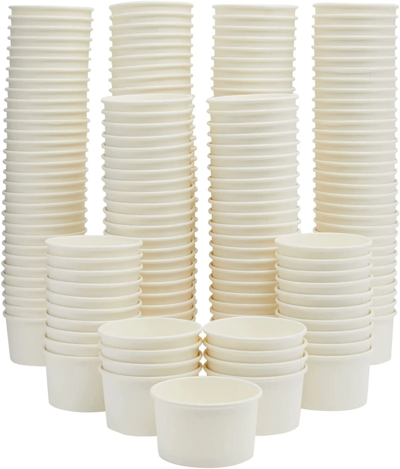 Hot Selling Mini Disposable Black Ice Cream 160 Gram For Paper Cups