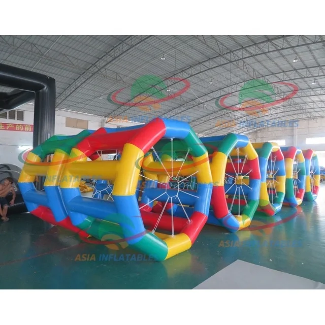 Water Play Equipment Summer Sports Games Inflatable Water Roller Ball with 0.9mm PVC Tarpaulin