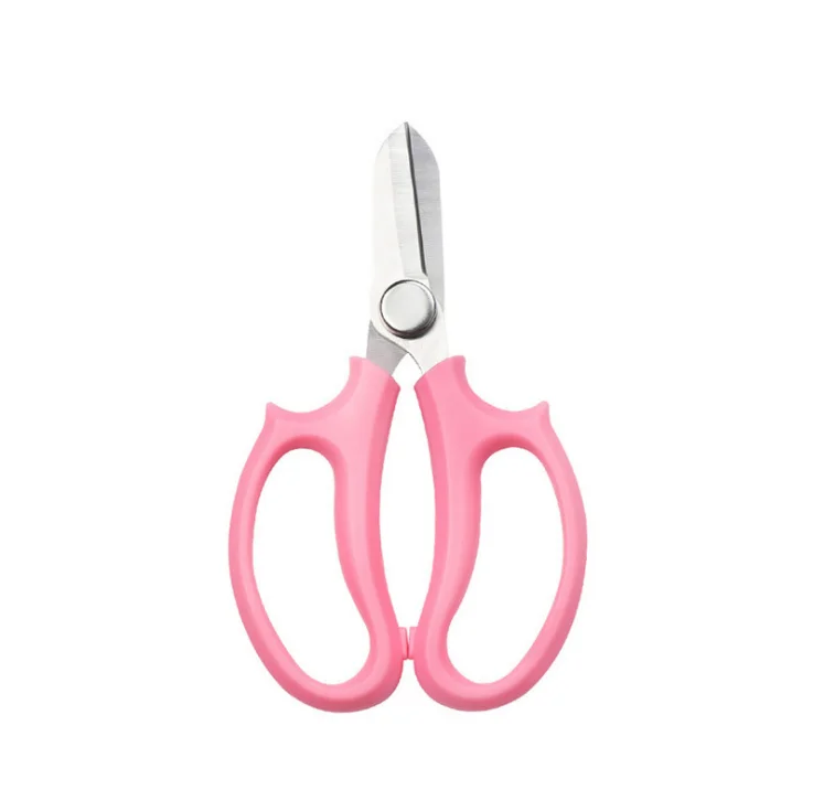 Wholesale Metal Plant Flower Scissors Stainless Steel Garden Treen Hand Pruners Scissors