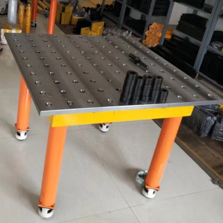 Cast steel iron welding table 3D 2D Top Quality Reusable fixture rotating Welding Table