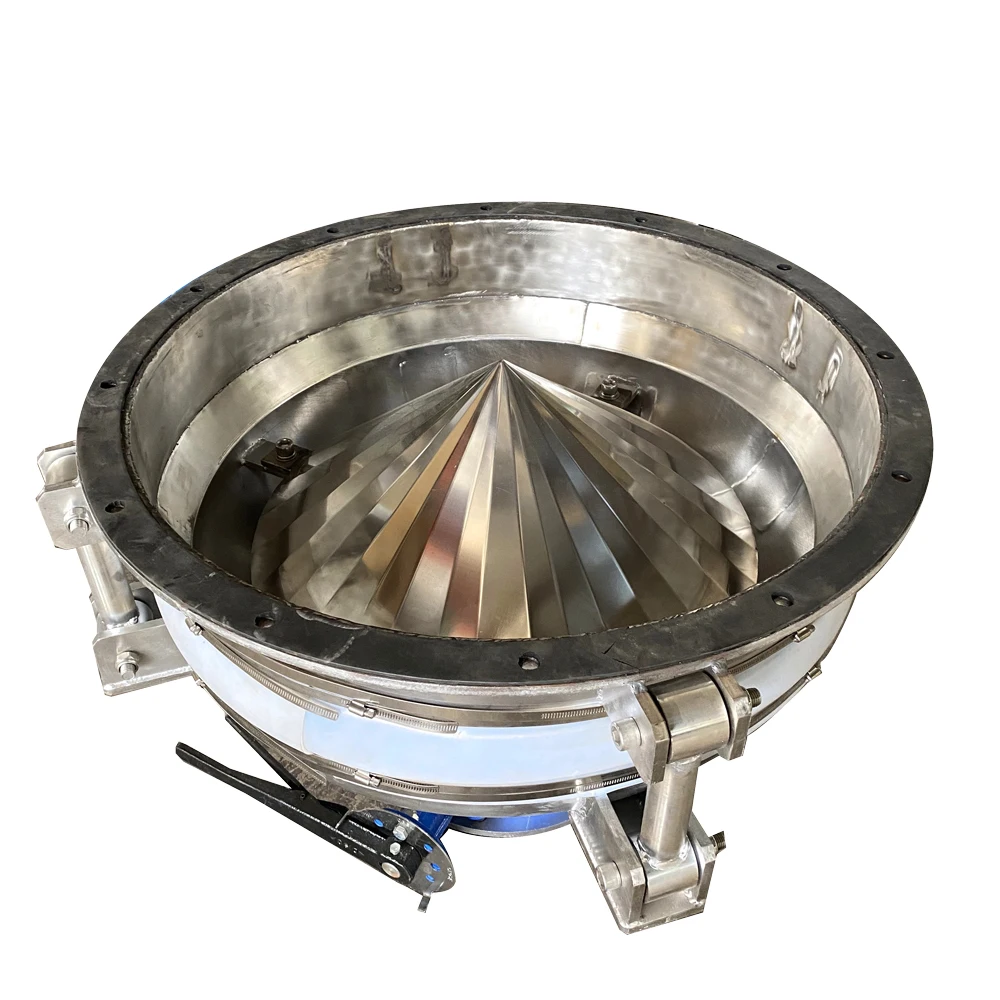 
Vibrating hopper stainless steel activation silo discharging bin welding stainless steel vibrating cone blanking machine 