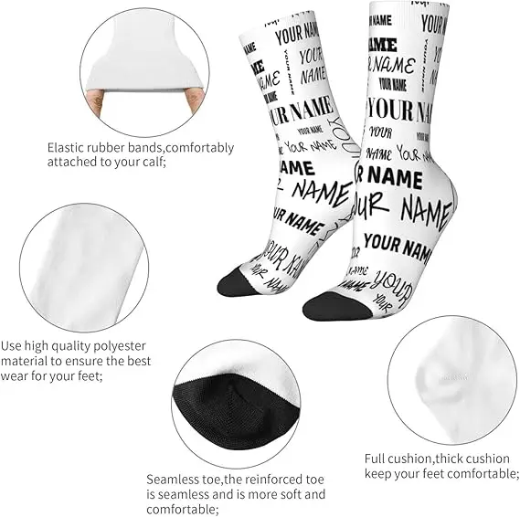 Custom Socks factory custom no minimum order high quality cotton socks custom socks with logo