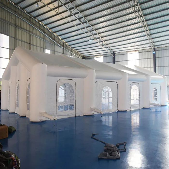 Durable commercial inflatable medical tent