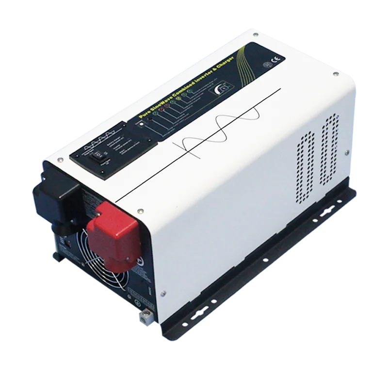 5kw 5000W Pure Sine Wave  Solar Inverter 24V 48V To AC 220V Power Frequency Inverters For Home Use