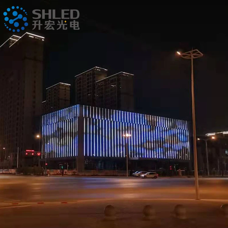 Архитектурный дизайн водонепроницаемая трубка dmx rgb 24 В Ip65 наружный светодиодный линейный свет для строительного освещения