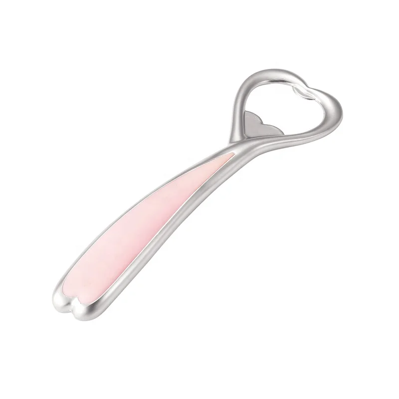 New style heart shape zinc alloy wine bottle opener
