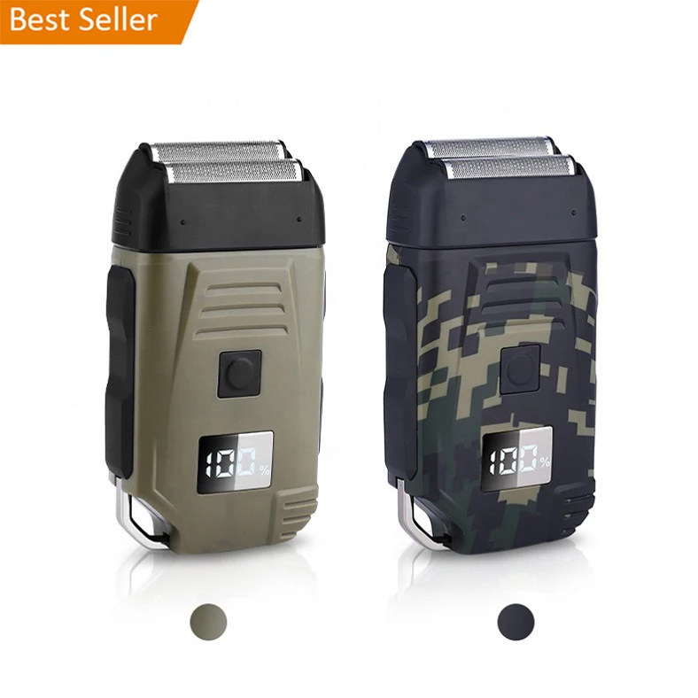 Hot Sale Rotary Wireless Beard Trimmer Manufacturer Washable Travel Portable Grooming Custom Logo Foil Hair Shaver