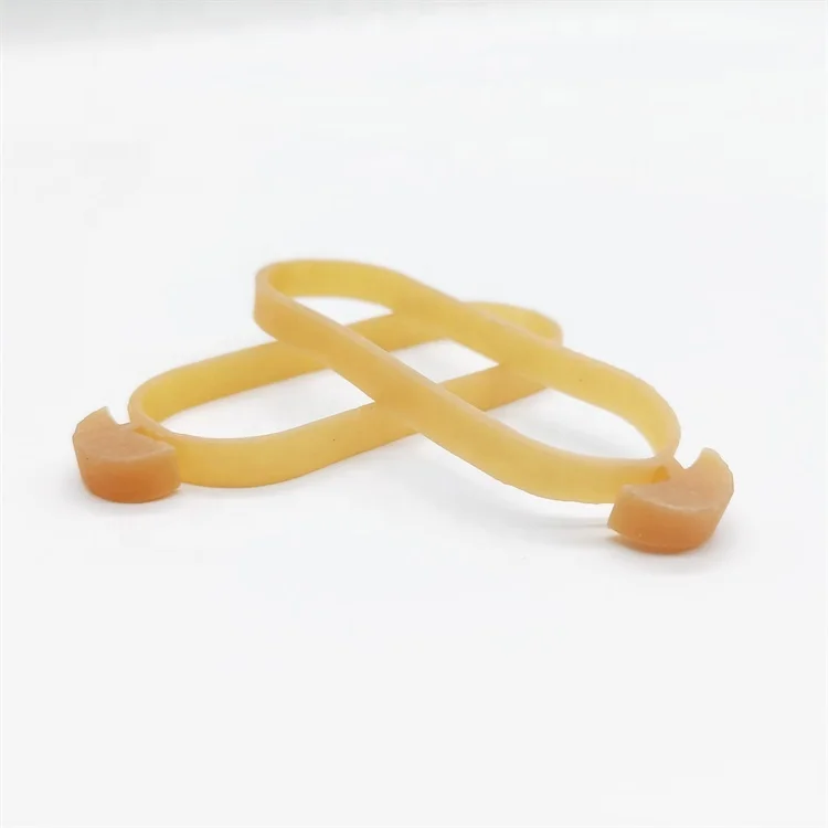 Anti-Aging Anchor Shape Yellow Durable Rubber Band  For Binding