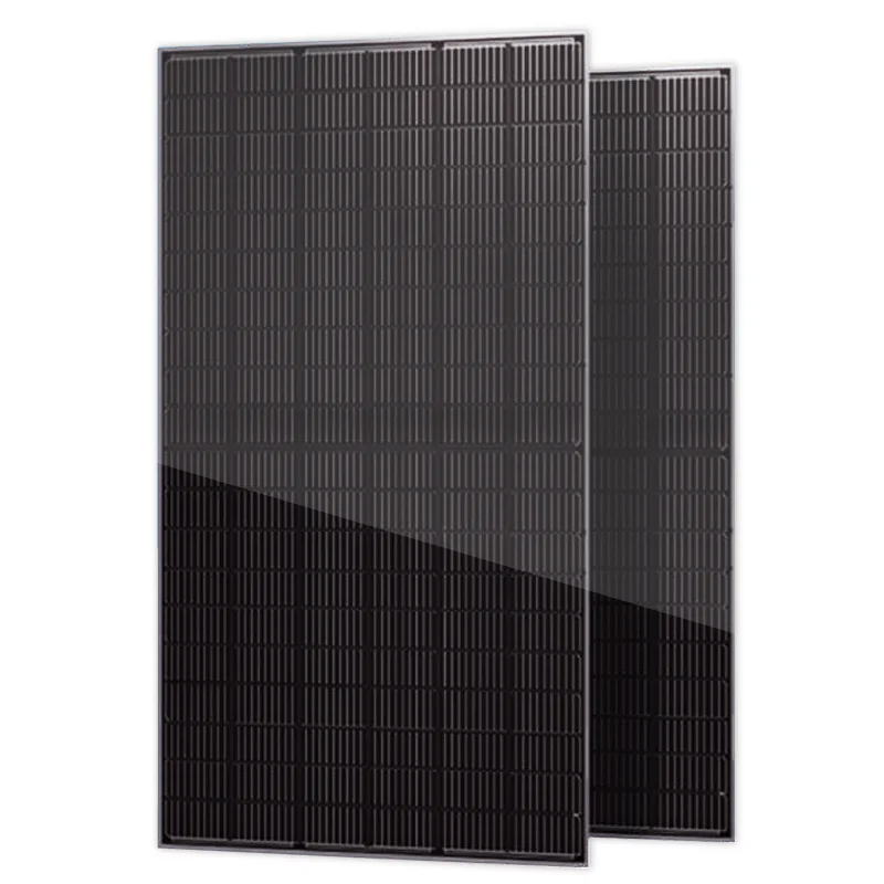 Germany Delivery Dropshipping Mono Half-Cell Solar Panels 410W Full Black Photovoltaic 12pcs/Pack