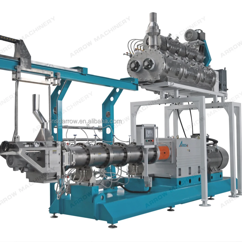 Animal cat dog food feed project making machine production line