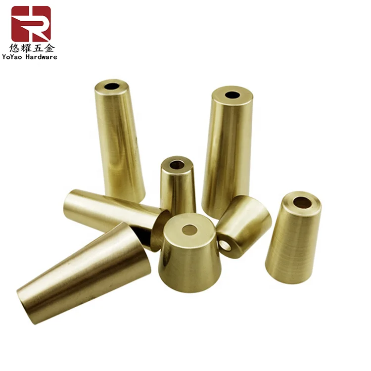 Chair Sofa Leg Cover Table Feet Leg Caps Bevel Brass Iron Free Modern Plastic Dining Chairs Bedroom Furniture Kitchen Products