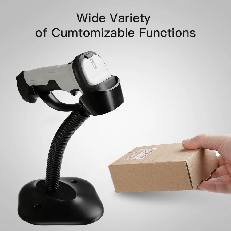 Inateck Cheap Android Barcode Scanner Bluetooth Bar Code Reader USB Barcode Android Scaner for POS Logistic