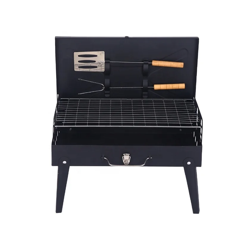 Mini Foldable Portable Smokeless Stainless Steel Bbq Charcoal Modern Outdoor Kitchen Multi Cooker Grill HQBG0020