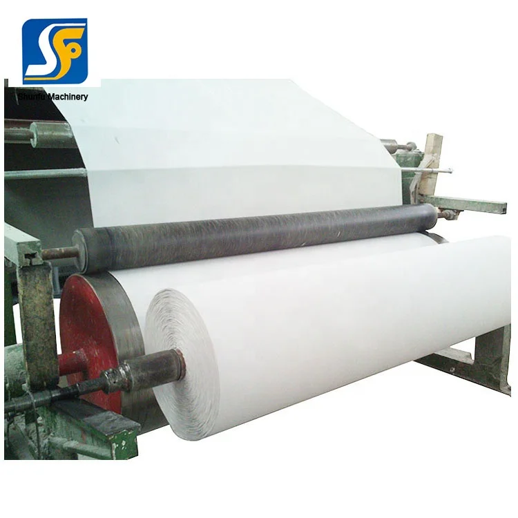 Jumbo roll Size Paper Product Making Machinery Paper Recycling Small Scale Plant