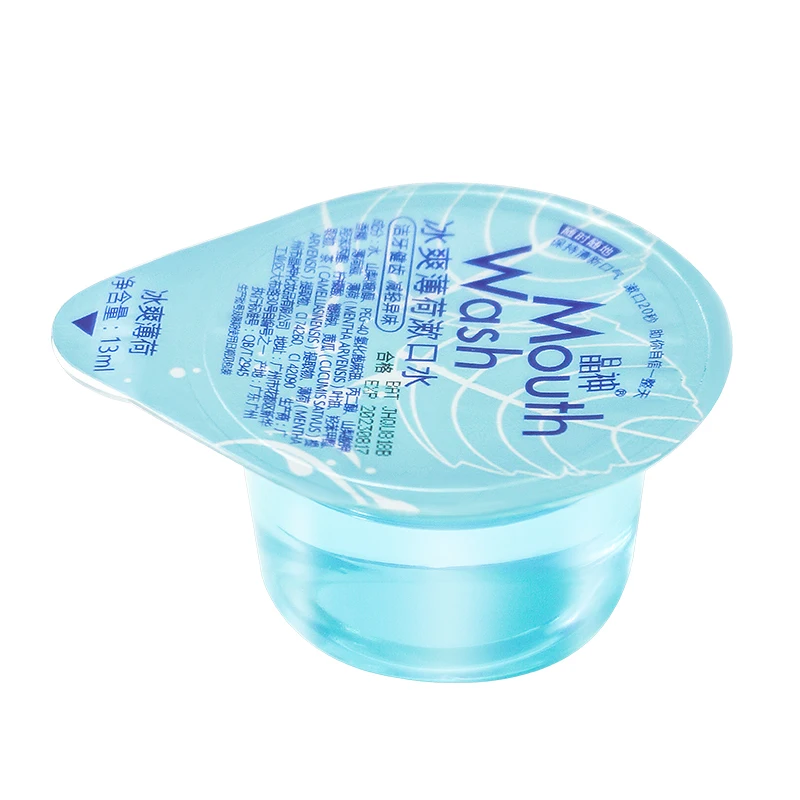 JingShen 2021 портативные дорожные жидкости для полоскания рта, желе, мята, одноразовые таблетки для полоскания рта