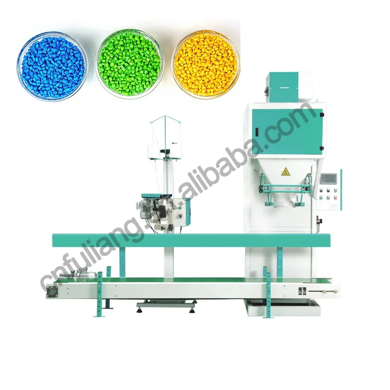 5kg 15kg 25kg 50kg packing machine bagger with automatic sewing system fertilizer rice pellet packaging machine