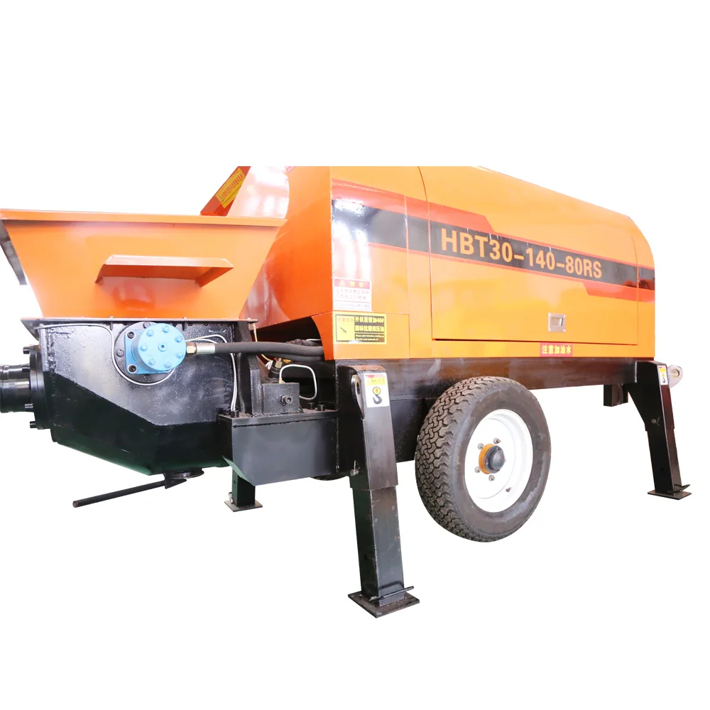 Factory Direct Sale Small Diesel Pump Multifunctional Mobile Concrete Pump Truck For Construction Industry
