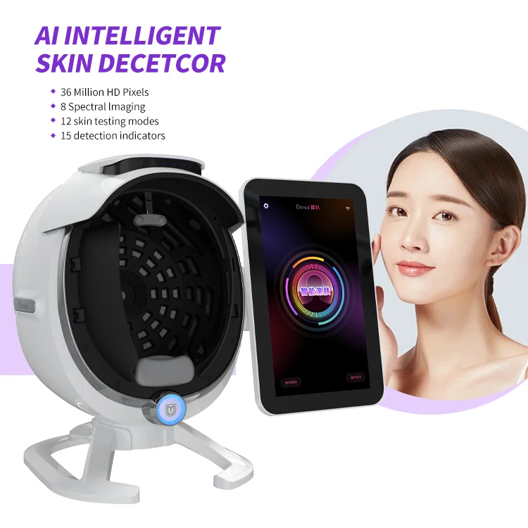 3d A6 Ai Intelligent Imager Skin Analyzer Machine 3d Skin Analyzer With Ipad Industrial Camera Wifi Connecting