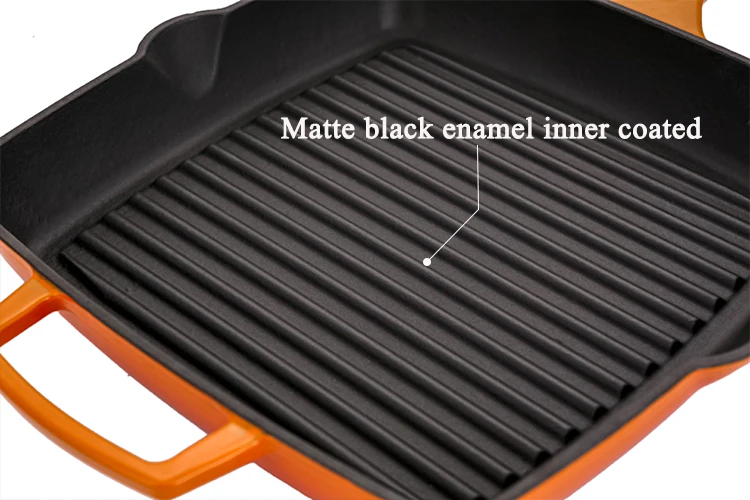 Bright Houseware Supermarket Hot Sale Kitchenware Egypt Casserole Sets Enamel Coating Casserole Zimbabwe Cast Iron Cookware Sets