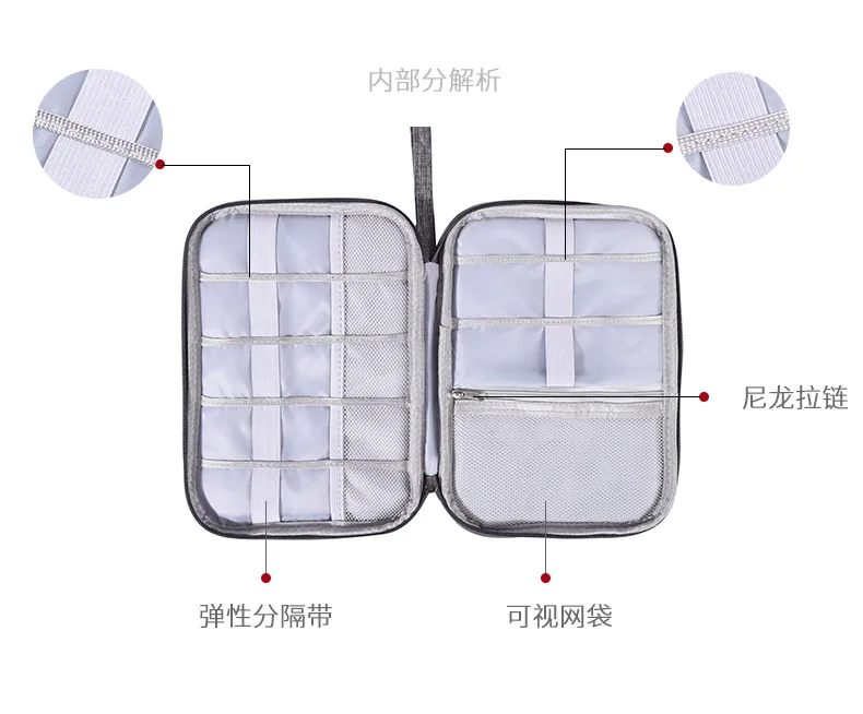 digital bag U Disk data cable power bank organizers portable multifunctional electronic digital products storage box