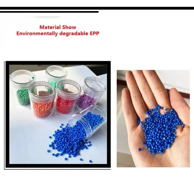 High Density Custom LOGO Yoga Fitness Exercise Muscle Massage Black EPP Yoga Foam Roller