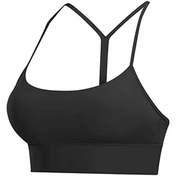 MIQI Wholesales Breathable Gym Clothing Eco Friendly Women Sexy Strappy Back Yoga Sports Bra