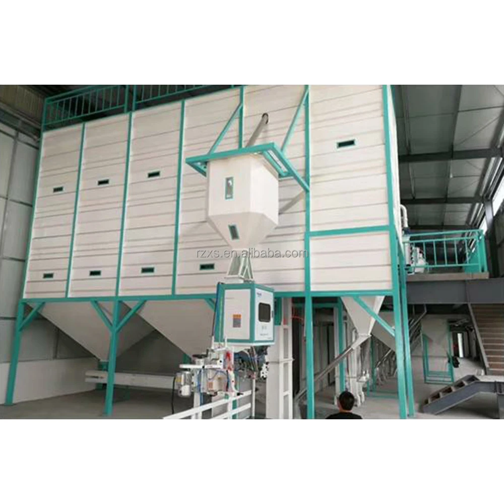 STG50 500mt small size cost hot galvanized hopper bottom maize grain wheat flour storage corrugated stainless steel silo