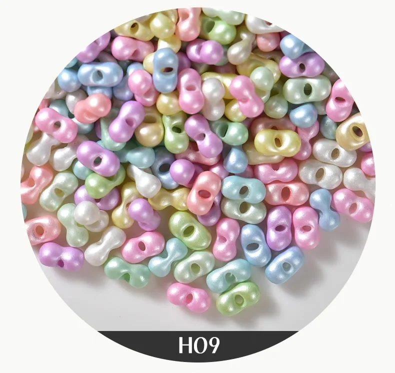 Wholesale high quality 3*6mm pearly lustre glass seed beads peanut beads for jewelry making