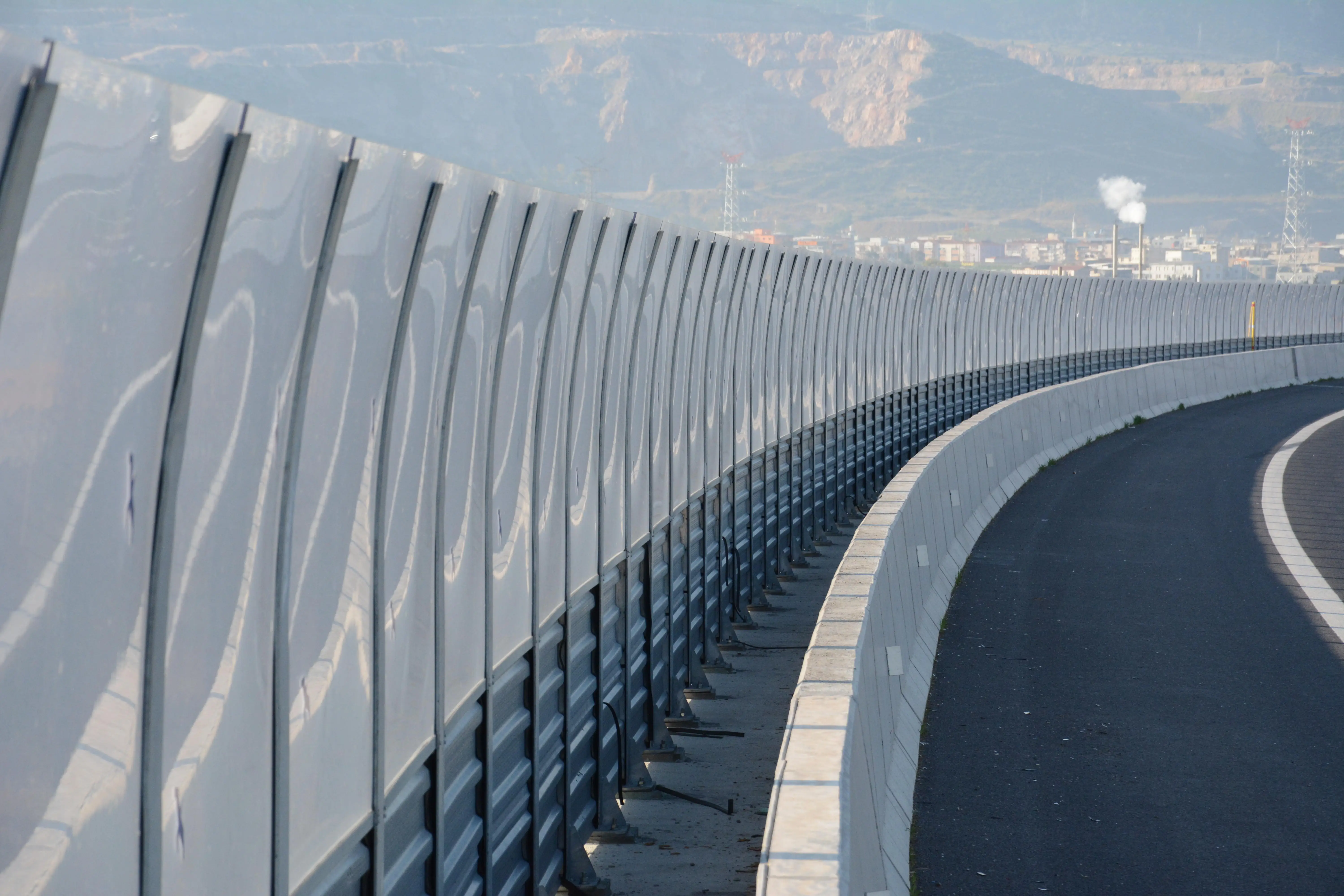 Highway Sound Barrier Sheet Soundproof Wall Acoustical Barrier Fence Construction Noise Barrier