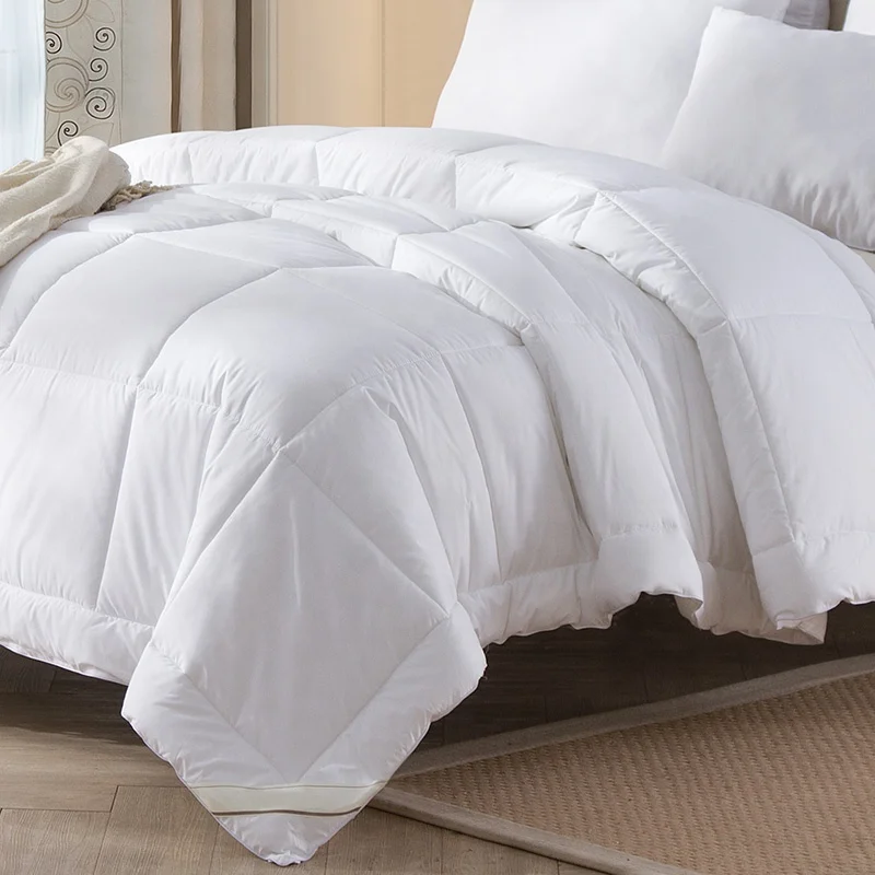 Comforter Bedding Sets Downproof Cotton Fabric Hotel Quilt Hollow Fiber Duvet Infill