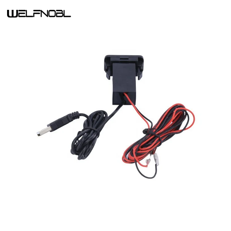 Good Quality DC 12V 24V 2 Ports  Audio USB Socket USB Car Phone charger for SUZUKI