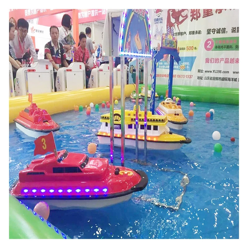 Coin operated  Rc boat with brushless motor for indoor and outdoor game center