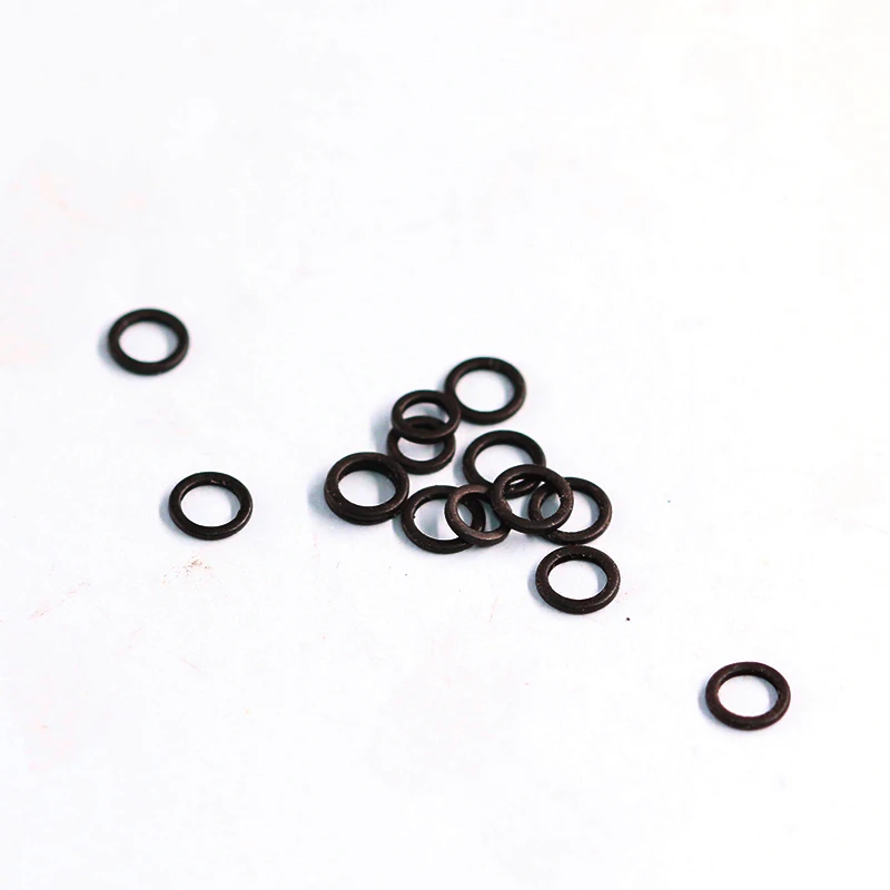 Round Rig Rings Carp Fishing Tackle Quick Change Matt Black Fishing Rigs O Rings