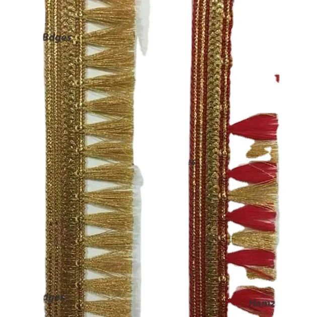 bullion wire tassel fringe METAL WIRE FRINGE TASSEL GOLD DECORATION EPAULETTE TASSEL