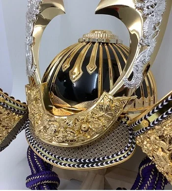 Japanese samurai helmet made by Japanese tradition looking for distributor umbrella samurai sword handle