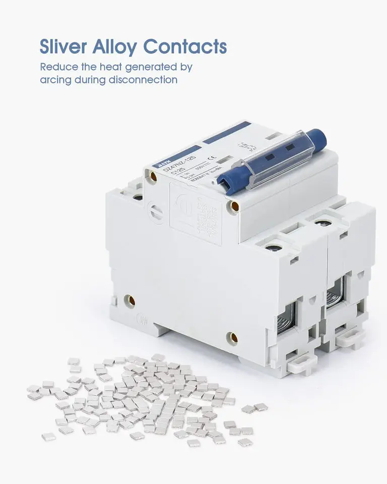 BAYM 2P 80A 100A 125A DC MCB 600V Circuit breaker FOR PV System C curve MCB Battery Main Switch