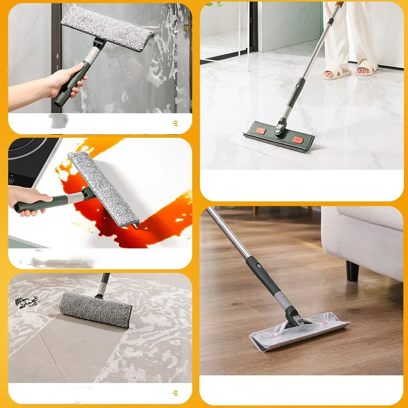 Window Cleaning Kit 4 in 1 Glass Cleaner Tool Extension Pole Professional Window Wiper Glass Cleaning Tools