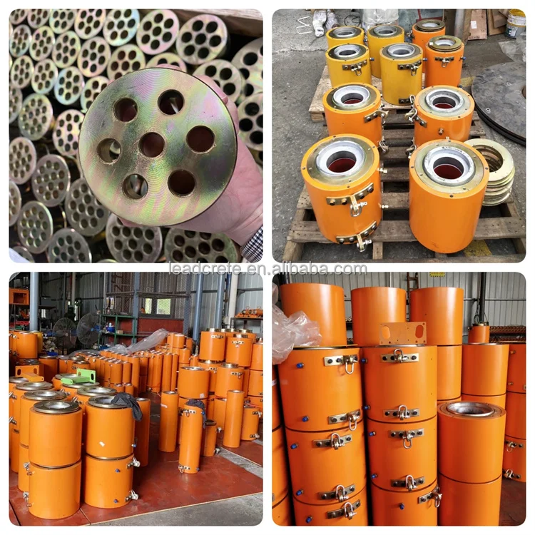 Post Tension 100 300 500 1000 Ton  Prestressing Jack Subway Prestressed Hydraulic Jack Bridge Girder Post Tension Jack