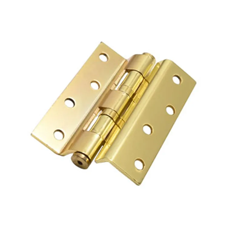 Hight quality 4 inches 2BB Flat Head Bending Door lock Hinge brass bending crank door hinge