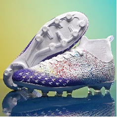 Hot sales 2024 New High-Top Football Sneakers Non-Slip Long Nail Broken Nail Shoes for Summer Spring Autumn Winter Us Size 6.5