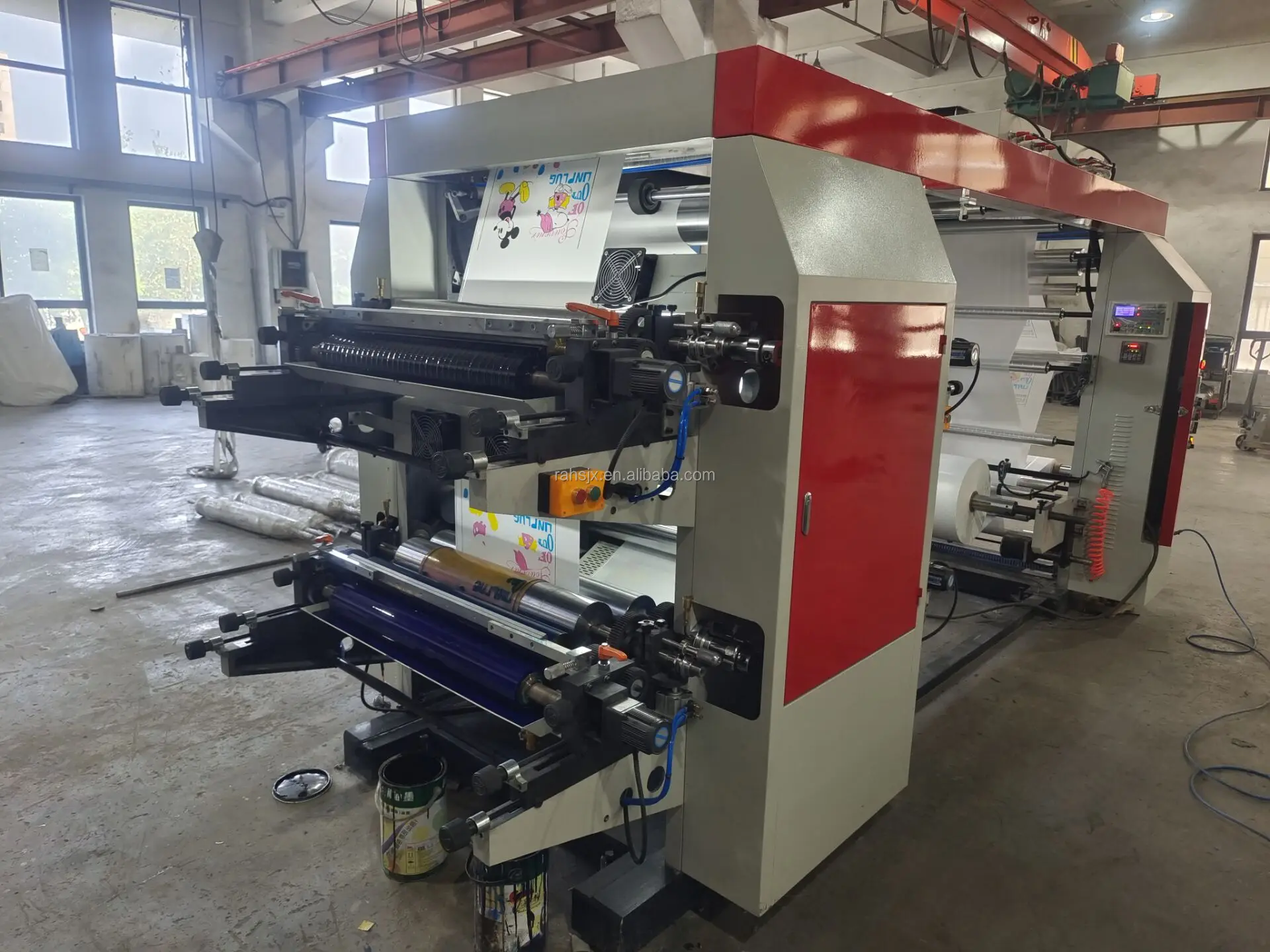 YT-41000 High Speed Stack Type Eight / 8 Colours Flexo Printing Machine
